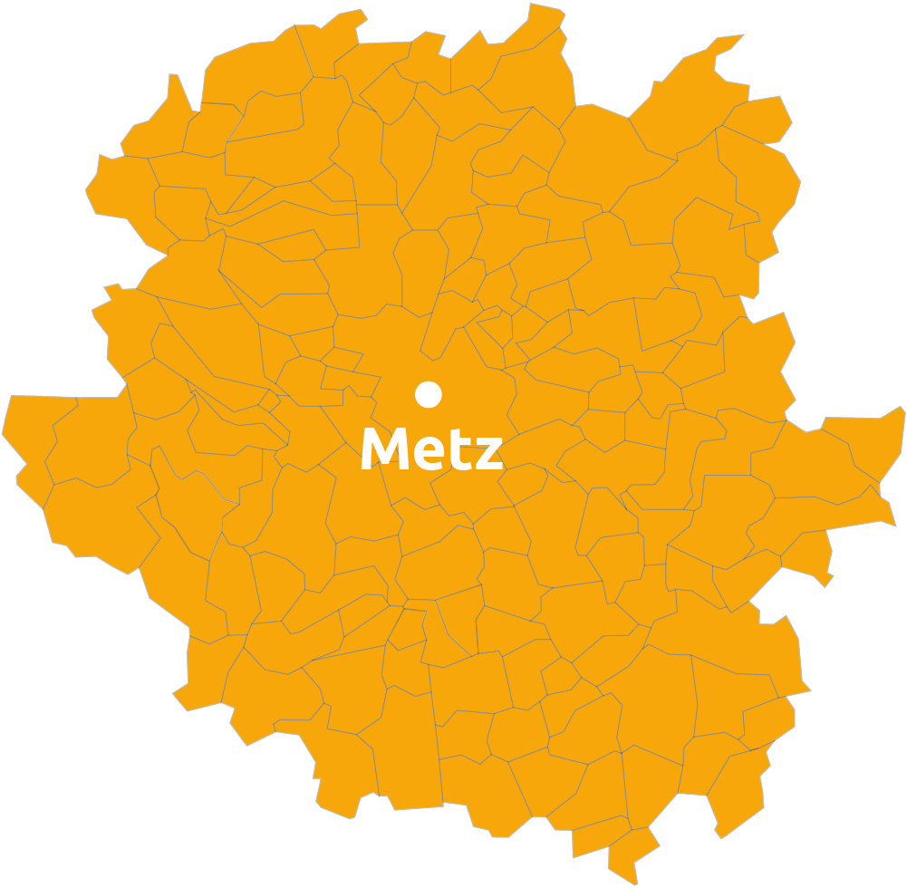 zone d'intervention Louvéa Metz